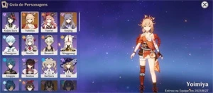 Yoimiya + Keqing Ar 27 ⭐ Banner garantido - Genshin Impact