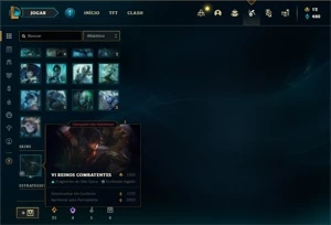 Conta prata 4 com 150 Champs e 147 Skins  ( MAIN SUPORTE ) - League of Legends LOL