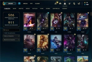 Conta prata 4 com 150 Champs e 147 Skins  ( MAIN SUPORTE ) - League of Legends LOL