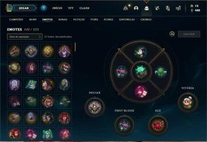 Conta prata 4 com 150 Champs e 147 Skins  ( MAIN SUPORTE ) - League of Legends LOL