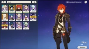 Genshin Impact (NA) - AR37 DILUC, VENTI, SURCROSE + OUTROS