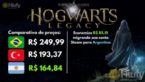 Mudança de região Steam ou Epic Games