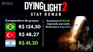 Mudança de região Steam ou Epic Games