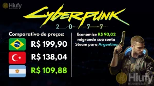 Mudança de região Steam ou Epic Games