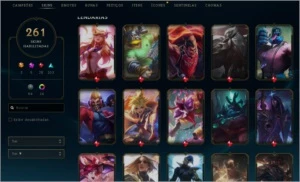 Conta com 261 skins platina 3 ryze triufante - League of Legends LOL