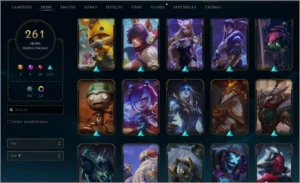 Conta com 261 skins platina 3 ryze triufante - League of Legends LOL