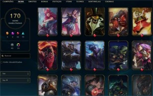 Conta LoL season 5 - League of Legends