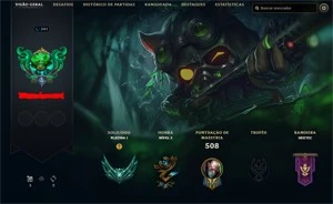 Conta LoL season 5 - League of Legends