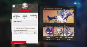 Conta Insana de Star Rail com Todos Limitados - Honkai: Star Rail