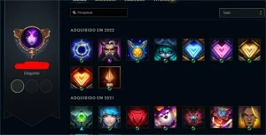 Conta league of legends Platina com MMR bom LOL