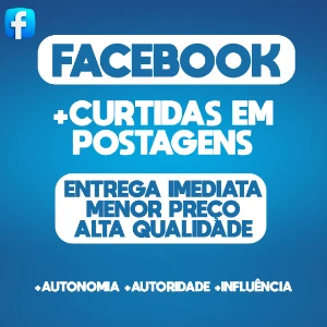 ⭐ Melhor Preço ⭐ Curtidas Em Postagem 👍 - Facebook - Redes Sociais