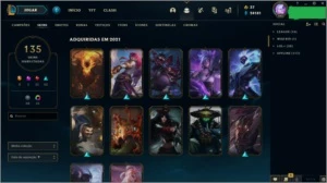 Conta com 135 Skins - League of Legends LOL
