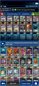 CONTA YU GI OH DUEL LINKS HARPIA/ BE/ MST/ BOOK/ CORRENTE ET - Outros