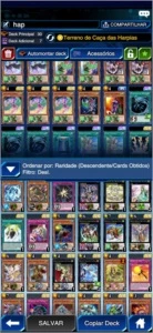 CONTA YU GI OH DUEL LINKS HARPIA/ BE/ MST/ BOOK/ CORRENTE ET - Outros