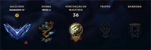 CONTA DIAMANTE 4 LOL - League of Legends