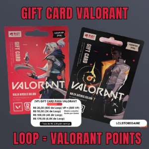 Gift Card Valorant (Loop = Valorant Points/VP) - Outros