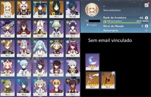 Conta com Itto + Redhorn + Andarilho + Tighnari + Amos bow - Genshin Impact