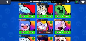 Conta de Brawl Stars bastante 18k de trofeus