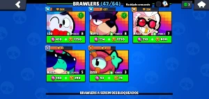 Conta de Brawl Stars bastante 18k de trofeus
