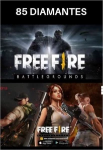 Garena Free Fire - 85 diamantes + Bônus
