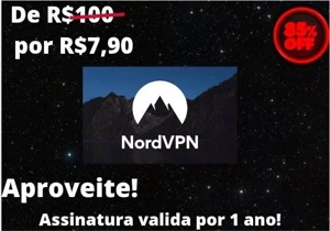 NordVPN Assinatura Anual | 1 Ano - Premium