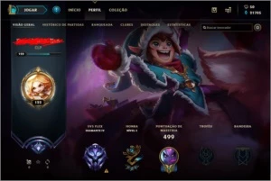Conta League of Legends 267 skins LOL