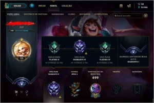 Conta League of Legends 267 skins LOL