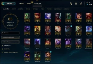 CONTA UNRANKED - League of Legends LOL