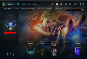 Conta Lol level 394 P3 75 Pdl - League of Legends