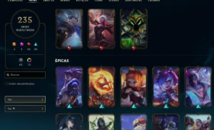 Conta Lol level 394 P3 75 Pdl - League of Legends
