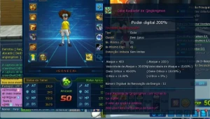 Conta LADMO OMEGA. Susa Shin ZEED, seals abertas, acessórios - Digimon Masters Online