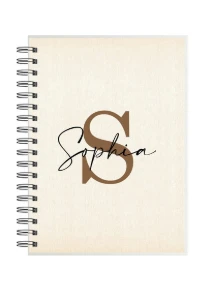 Caderno Pautado Personalizado com Nome