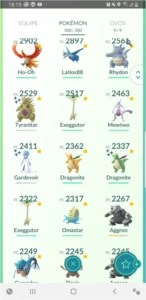Conta De Pokémon GO. Inclui: Nível 27, Pokémons raros/l