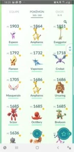 Conta De Pokémon GO. Inclui: Nível 27, Pokémons raros/l