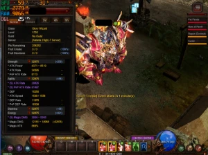 Conta do AsteriaMu Personagem Light Wizard Lev 1750 - MU Online