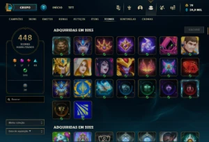 Conta League of Legends l Level 837 l SKINS 876 LOL