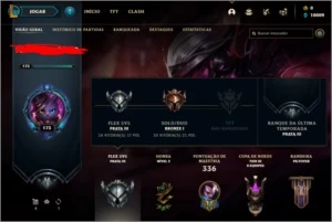 conta lol bronze 1 ex ouro4 35 skins 78 champs 10k de ea - League of Legends