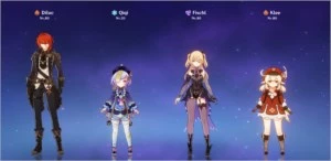 Genshin Impact Diluc e Klee rank 44