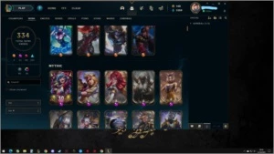 CONTA LOL OURO 4 334 SKINS - League of Legends