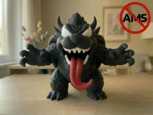 Arquivo STL Bowser Venom Colecionável Impressão 3D - Envio A - Impressão 3D e STL