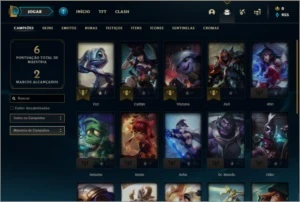 Conta bronze 3 baratinha com 1 skin e 24 champs - League of Legends LOL