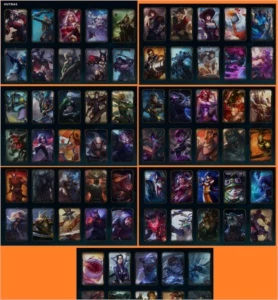 CONTA LEAGUE OF LEGENDS C/ VARIAS SKINS PRESTIGIO LOL