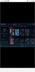 Conta full champ criada em 2012 honra 5 plat4 unico dono - League of Legends LOL
