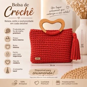 Bolsa - Artesanato e Personalizados
