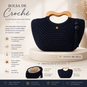 Bolsa - Artesanato e Personalizados
