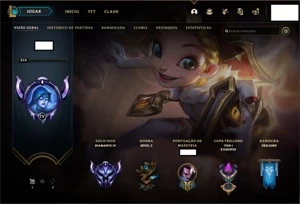 Conta LOL 476 SKINS & DIAMANTE 4 - League of Legends