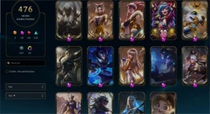 Conta LOL 476 SKINS & DIAMANTE 4 - League of Legends