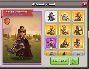 CV15 BEM UPADO, 31 SKINS DE HERÓIS E VÁRIOS ITENS - Clash of Clans