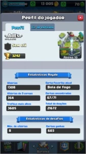 Vendo conta nível 10, na arena 10, com 13 lendárias - Clash Royale