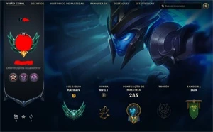 Conta Lol Platina 4 duo/flex Main ADC - League of Legends